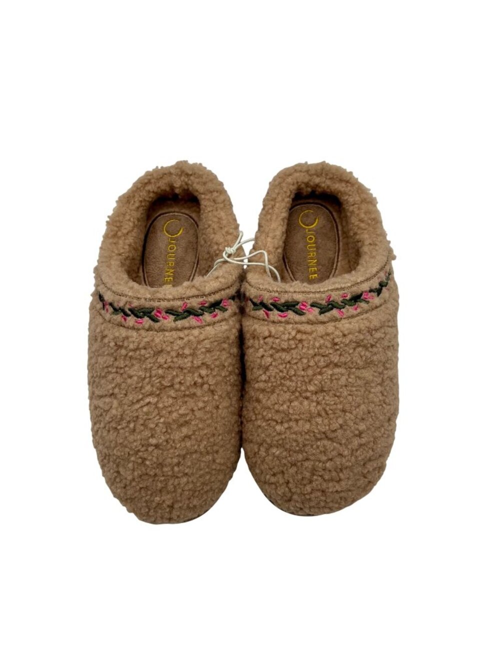 Journee Blush Pink Pallmer Soft Round Toe Cushioned Clog Slippers